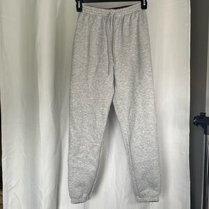 Made in Korea Thermal Insulated Lined Track Sweatpants Tapered Elastic Ankles